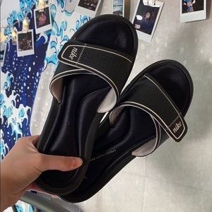 Nike Velcro slip on sandals